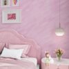 Unyqoos® Zelfklevende roze fluweel behangfolie voor meubels en decoratie