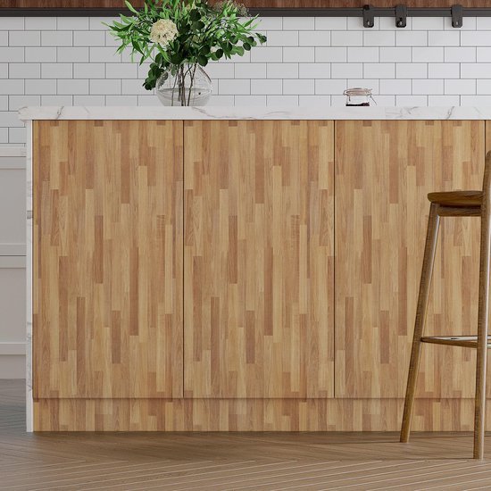 Unyqoos® Zelfklevend Houtlook Behang voor Meubels en Wanden in Vintage Stijl, 40 x 200 cm