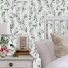 Unyqoos® Zelfklevend Decoratief Behang voor Meubels en Wanden - Bloemenontwerp 44,5 x 500 cm