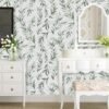 Unyqoos® Zelfklevend Decoratief Behang voor Meubels en Wanden - Bloemenontwerp 44,5 x 500 cm