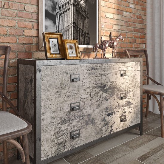 Unyqoos® Waterdichte Zelfklevende Betonlook Vinylfolie voor Meubeltransformatie 40 x 200 cm