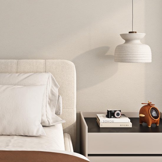 550x550-17024.jpg Unyqoos® Waterdicht zelfklevend beige structuurbehang voor diverse oppervlakken 40 cm x 5 m