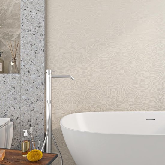 550x550-17027.jpg Unyqoos® Waterdicht zelfklevend beige structuurbehang voor diverse oppervlakken 40 cm x 5 m