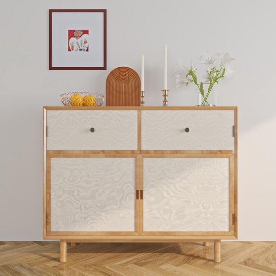 550x550-17030.jpg Unyqoos® Waterdicht zelfklevend beige structuurbehang voor diverse oppervlakken 40 cm x 5 m