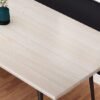 Unyqoos® Zelfklevende Witte Houtlook Meubelfolie voor Diverse Oppervlakken