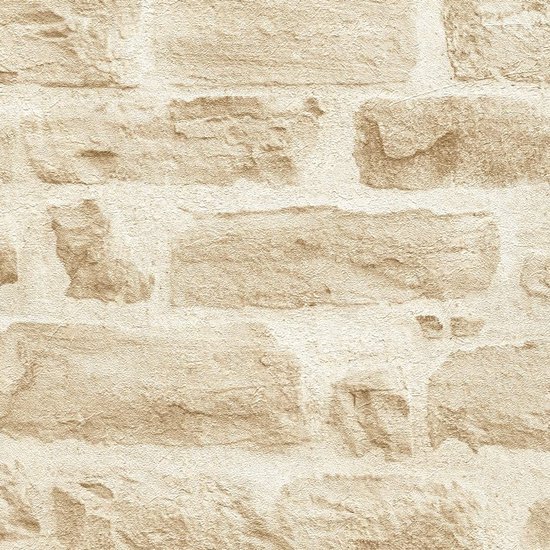 Unyqoos® Hoogwaardig vliesbehang met steenmotief voor stijlvol interieurontwerp