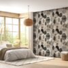 550x550-17088.jpg Unyqoos® Verwijderbaar zelfklevend behang met Afrikaanse boho-print voor interieurdecoratie, beige-zwart