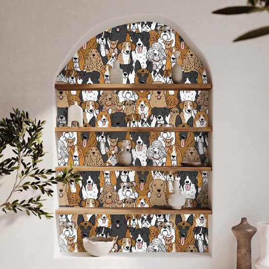 Unyqoos® Decoratieve zelfklevende vinyl behangrol met botanisch patroon voor elke ruimte