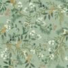 Unyqoos® Zelfklevend retro bloemenbehang voor een sfeervolle woonkamer of slaapkamer