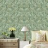 Unyqoos® Zelfklevend retro bloemenbehang voor een sfeervolle woonkamer of slaapkamer