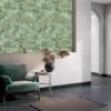 Unyqoos® Zelfklevend retro bloemenbehang voor een sfeervolle woonkamer of slaapkamer