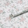Unyqoos® Zelfklevende Bloemenbehang voor Meubels en Wanden - 40 x 300 cm Roze Patroon