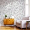 Unyqoos® Zelfklevende Bloemenbehang voor Meubels en Wanden - 40 x 300 cm Roze Patroon