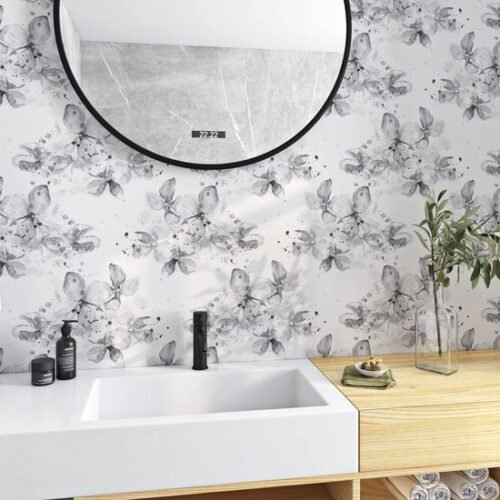 550x550-17145.jpg Unyqoos® Zelfklevend bloemenbehang voor slaapkamers en woonruimtes met vintage uitstraling