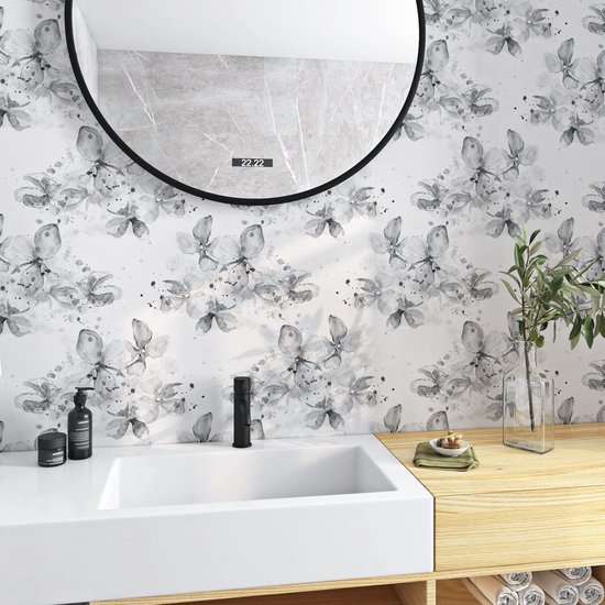 550x550-17145.jpg Unyqoos® Zelfklevend bloemenbehang voor slaapkamers en woonruimtes met vintage uitstraling