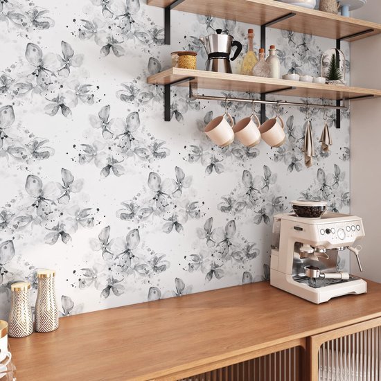 550x550-17151.jpg Unyqoos® Zelfklevend bloemenbehang voor slaapkamers en woonruimtes met vintage uitstraling