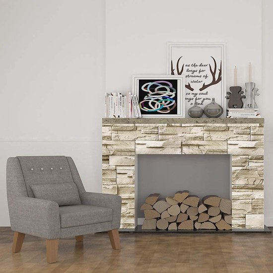 550x550-17163.jpg Unyqoos® Waterdicht zelfklevend behang met vintage baksteenpatroon voor diverse ruimtes