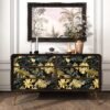 550x550-17172.jpg Unyqoos® Stijlvol Jungle Patroonbehang in Goud en Zwart voor Wanden en Meubels