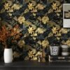 550x550-17174.jpg Unyqoos® Stijlvol Jungle Patroonbehang in Goud en Zwart voor Wanden en Meubels