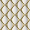 Unyqoos® Hoogwaardig 3D Vliesbehang in Goud en Wit voor Moderne Interieurs