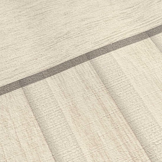 Unyqoos® Realistisch houtlook vliesbehang met geïntegreerde plint voor elegante woonruimtes