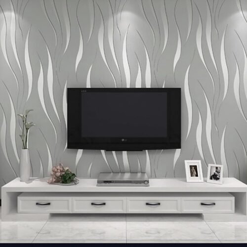 550x550-17205.jpg Unyqoos® Modern vliesbehang met 3D-golfpatroon voor stijlvolle muren