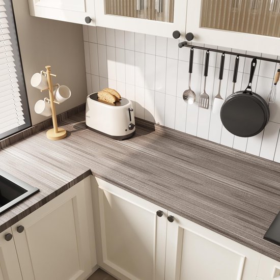 Unyqoos® Zelfklevende Houtlook Tapetefolie voor Meubels en Keuken, 30cm x 200cm