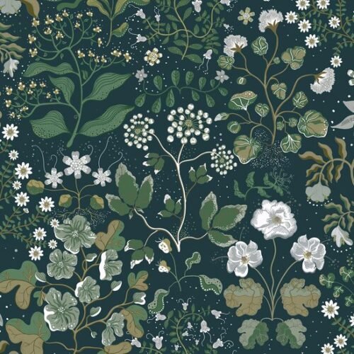 550x550-17260.jpg Unyqoos® Waterdicht zelfklevend behang met botanische bloemen voor diverse ruimtes