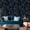 550x550-17291.jpg Unyqoos® Zelfklevend bloemenbehang met blauwe paardenbloem voor sfeervolle kamers 44,5 cm × 300 cm