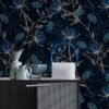 550x550-17292.jpg Unyqoos® Zelfklevend bloemenbehang met blauwe paardenbloem voor sfeervolle kamers 44,5 cm × 300 cm