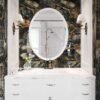 Unyqoos® Zelfklevend marmerlook behang in zwart en goud voor keuken en badkamer