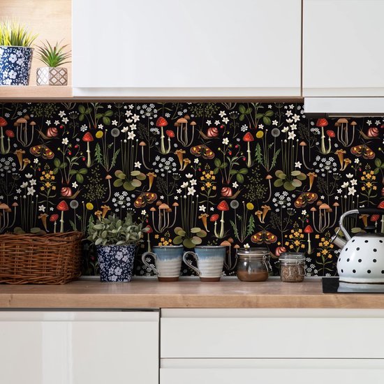 550x550-17349.jpg Unyqoos® Zelfklevend vintage bloemenbehang voor stijlvolle en watervaste muurdecoratie