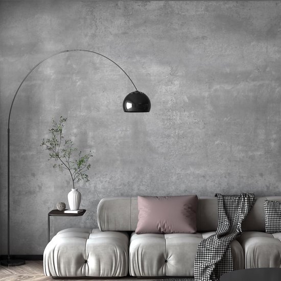 Unyqoos® Grijze zelfklevende betonlook folie voor interieurdecoratie en meubels