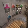 Unyqoos® Grijze zelfklevende betonlook folie voor interieurdecoratie en meubels