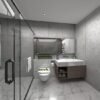 Unyqoos® Grijze zelfklevende betonlook folie voor interieurdecoratie en meubels