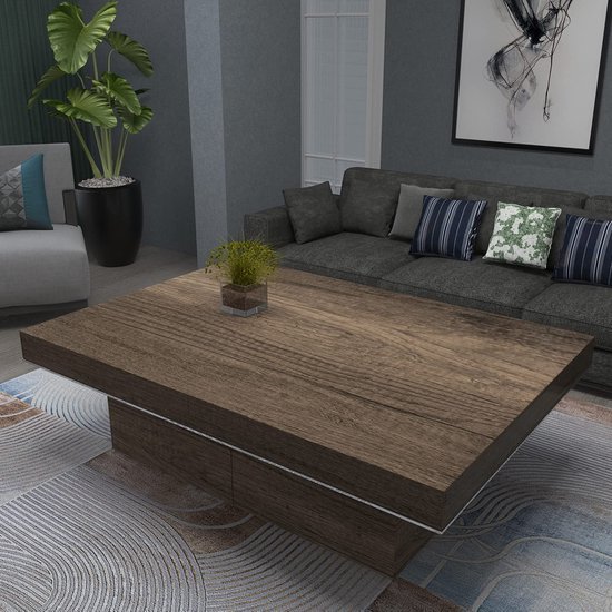 Unyqoos® Donkergrijze Zelfklevende Meubelfolie met Vintage Houtnerf voor Veelzijdige Toepassingen