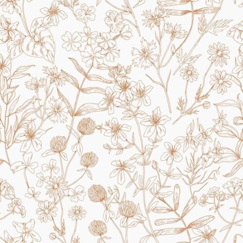 550x550-17415.jpg Unyqoos® Zelfklevende vintage bloemenbehang voor slaapkamer en woonkamer decoratie