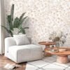 Unyqoos® Zelfklevende vintage bloemenbehang voor slaapkamer en woonkamer decoratie