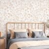 Unyqoos® Zelfklevende vintage bloemenbehang voor slaapkamer en woonkamer decoratie
