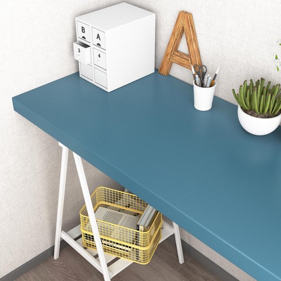 550x550-17437.jpg Unyqoos® Zelfklevende decoratieve folie in petrol blauw voor meubels en muren