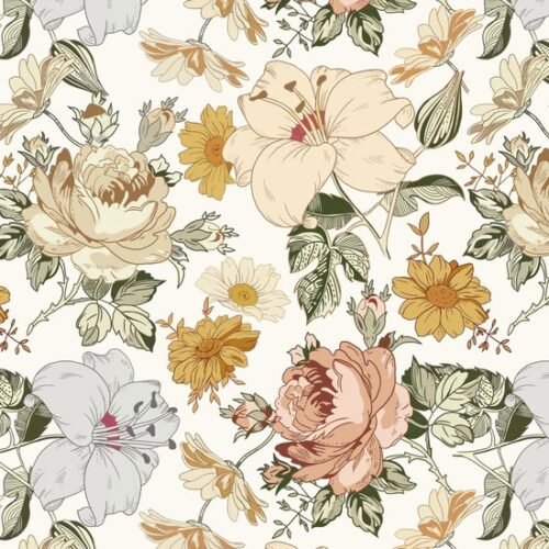 550x550-17438.jpg Unyqoos® Waterdicht Zelfklevend Bloemenbehang voor Stijlvolle Interieurdecoratie, 44 cm x 3 m
