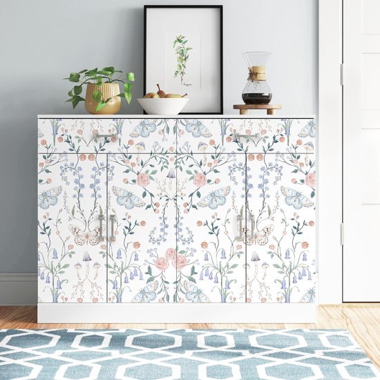 550x550-17444.jpg Unyqoos® Decoratief zelfklevend bloemenbehang voor veelzijdige interieurtoepassingen 44 cm x 10 m