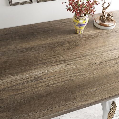 550x550-17447.jpg Unyqoos® Zelfklevende Houtlook Folie voor Muren en Meubels, 60cm x 5m, Lichtbruine Beukenhout Stijl