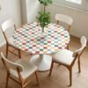 Unyqoos® Kleurrijk zelfklevend behang met schaakbordpatroon voor kinderkamers