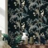 550x550-17476.jpg Unyqoos® Zelfklevende decoratieve folie met bloemen en vogels voor veelzijdige toepassingen