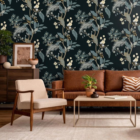 550x550-17477.jpg Unyqoos® Zelfklevende decoratieve folie met bloemen en vogels voor veelzijdige toepassingen