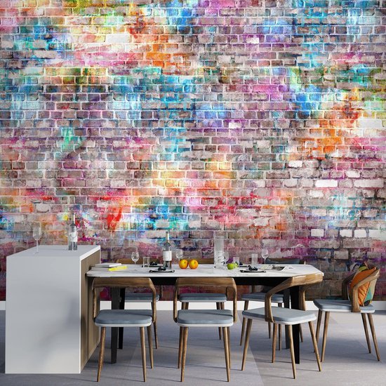 Unyqoos® Fotobehang met Stenen Motief voor Slaapkamer of Kinderkamer 308x220 cm