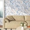 550x550-17536.jpg Unyqoos® Zelfklevend bloemenbehang in blauw en roze voor veelzijdige interieurdecoratie