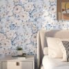 550x550-17537.jpg Unyqoos® Zelfklevend bloemenbehang in blauw en roze voor veelzijdige interieurdecoratie