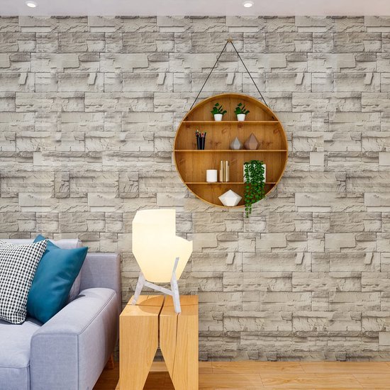 550x550-17547.jpg Unyqoos® Zelfklevend behang met steenmotief voor keuken en meubels 40x900 cm, grijs